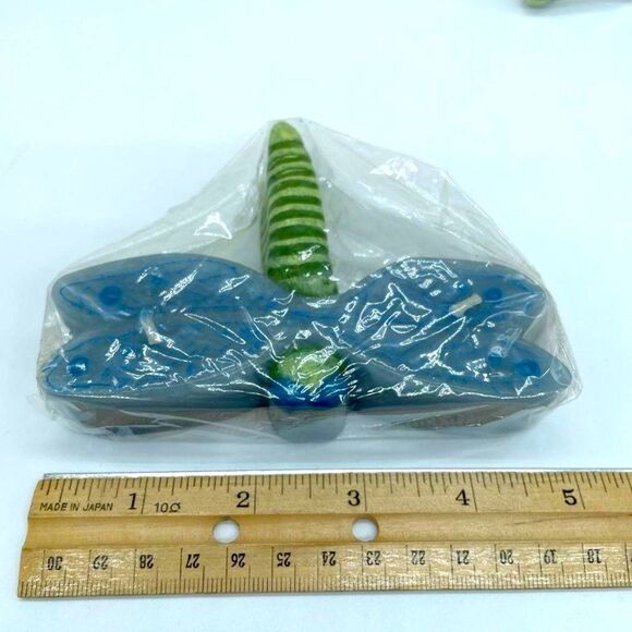 Candles Lot of 2 Dragonfly Floating Candles Blue and Green - Picture 4 of 7